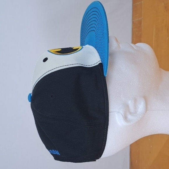 DC Comics Offical Batman Comics embroidered logo casual black snapback hat - Picture 4 of 8